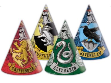 Harry Potter Hogwarts Party Hats (6pcs)