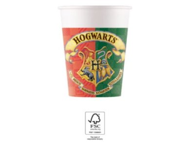 Harry Potter Hogwarts Paper Cups (8pcs)
