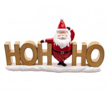 Ho-Ho-Ho Άγιος Βασίλης Διακοσμητικό για Το Τραπέζι (30εκ)