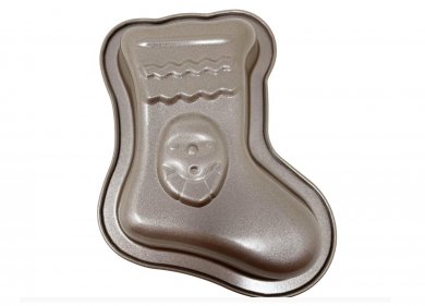 Christmas Stocking Mini Metallic Cake Mold (15cm)