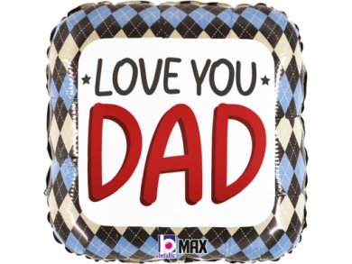 Love You Dad Foil Μπαλόνι (46εκ)