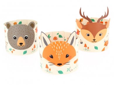 Forest Animals Napkin Rings (6pcs)