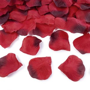 Red Fabric Rose Petals (80pcs)