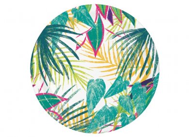 Island Tropics Μικρά Χάρτινα Πιάτα (8τμχ)