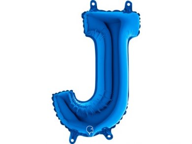 J Letter Balloon Blue (35cm)