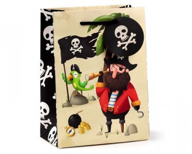 Jolly Rogers Pirates Paper Bags for Gifts (23cm)