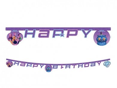 K-Pop Demon Hunters Γιρλάντα Happy Birthday