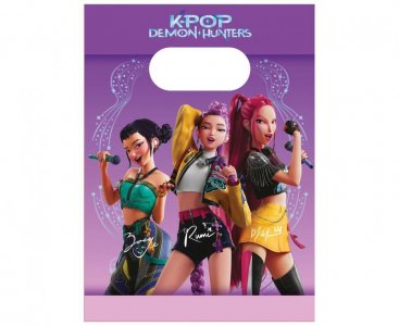 K-Pop Demon Hunters Χάρτινα Σακουλάκια (4τμχ)