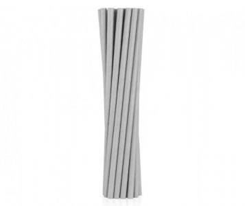 Grey Paper Straws (12pcs)