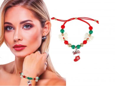 Christmas Sock Bracelet