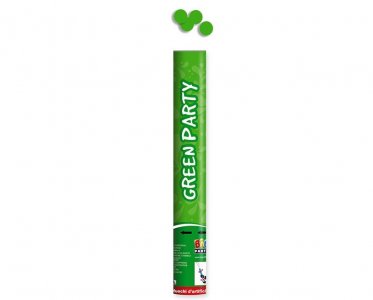 Medium Size Party Cannon with Green Confetti (40cm)