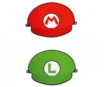 Super Mario Bros Party Hats (8pcs)