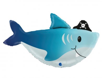 Pirate Shark Super Shape Foil Balloon (74cm)