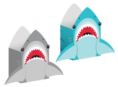 Shark Treat Bags (8pcs)