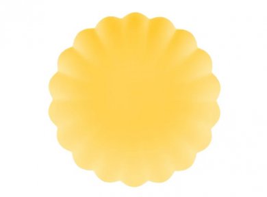Yellow Reusable Plates (4pcs)