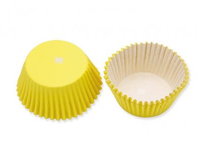 Κίτρινες Θήκες για Cupcakes (48τμχ)
