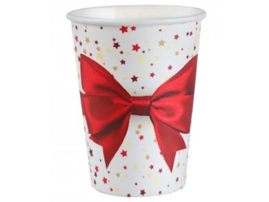 Red Stars Paper Cups (10pcs)