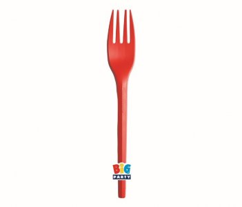 Κόκκινα Ecolor Compostable Πιρουνάκια (20τμχ)