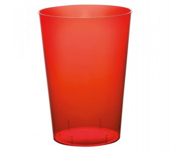 Premium Red Clear Cups (10pcs)