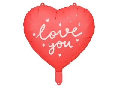 Κόκκινη Καρδιά Love You Foil Μπαλόνι (45εκ)