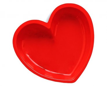 Red Heart Serving Tray