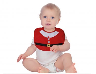 Red Christmas Bib