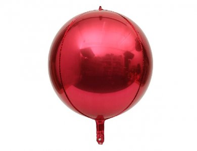 Κόκκινο Καθρέπτης Μικρό Globe Μπαλόνι (25εκ)