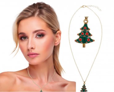 Christmas Tree Necklace