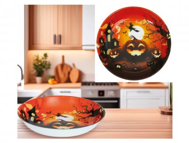 Haunted Pumpkin Reusable Bowl (32cm)