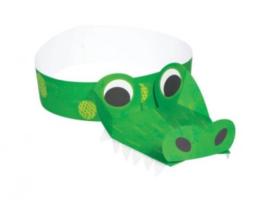 Alligator Party Hats (8pcs)
