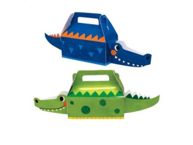 Alligator Party Treat Boxes (4pcs)