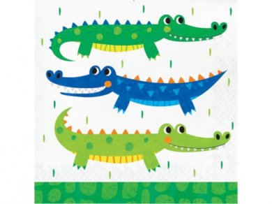 Alligator Party Luncheon Napkins (16pcs)