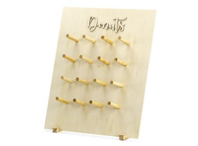 Wooden Donut Wall Stand (45cm x 55cm)