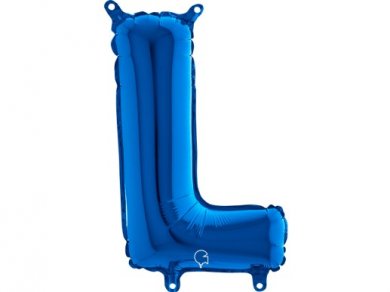 L Letter Balloon Blue (35cm)