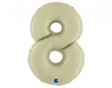 Olive Green Super Shape Balloon Number 8 (100cm)