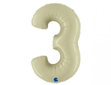 Λαδί Μπαλόνι Super Shape Αριθμός-Νούμερο 3 (100εκ)