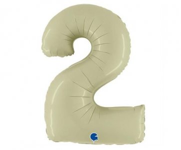 Λαδί Μπαλόνι Super Shape Αριθμός-Νούμερο 2 (100εκ)
