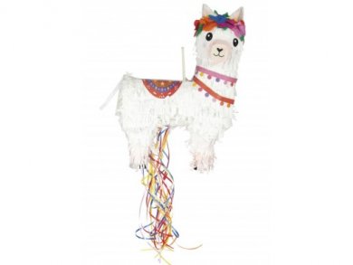 Llama Pinata with Colorful Headband