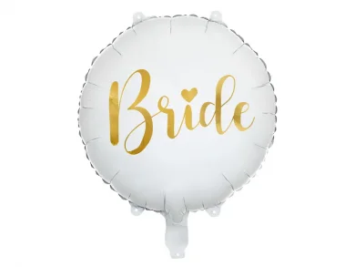 Bride Λευκό Foil Μπαλόνι (45εκ)