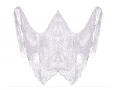 Large White Fabric with Holes for a Halloween Party (200cm x 500cm)