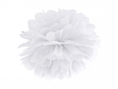 White Fluffy Pom-Pom (25cm)