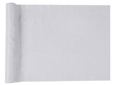 White Suede Table Runner (3m)