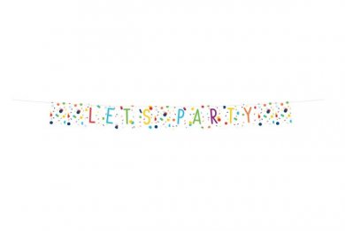 Let's Party Flag Bunting (185cm)