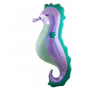 Lilac Seahorse Super Shape Foil Balloon (100cm)