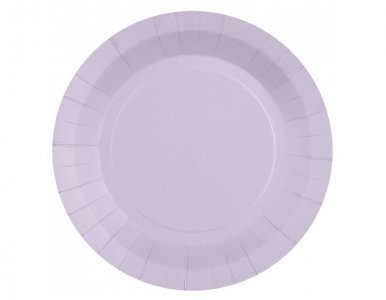 Λιλά Μεγάλα Χάρτινα Πιάτα (10τμχ)