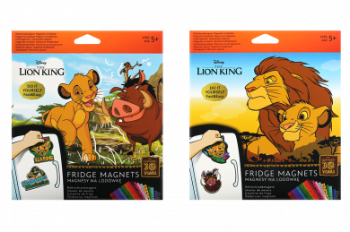 Lion King Σετ με DIY Μαγνήτες για το Ψυγείο (4τμχ)