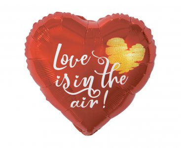 Love is In The Air Red Heart Foil Balloon (45cm)