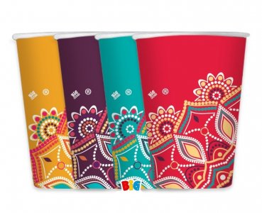 Mandala Ποτήρια Χάρτινα (8τμχ)