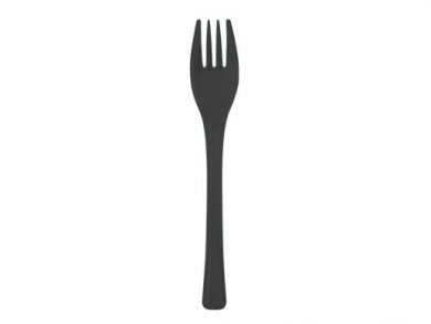 Black Dessert Forks (20pcs)