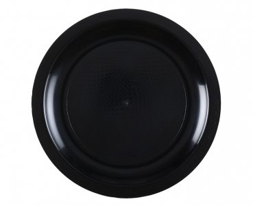 Black Reusable Small Plates (10pcs)